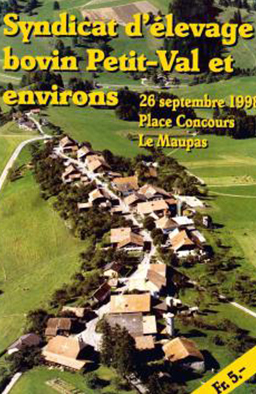 Syndicat d’élevage bovin, 75e anniversaire<br>Petit-Val et environs<br>SE 1998